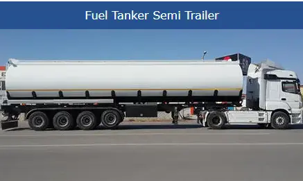 ناقلة وقود نصف مقطورة